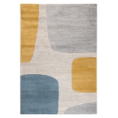 ALFOMBRA ORLEANS 133X190 E0900 D.GREY CREAM - 2