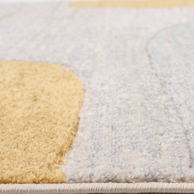 ALFOMBRA ORLEANS 133X190 E0900 D.GREY CREAM - 4