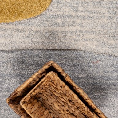 ALFOMBRA ORLEANS 133X190 E0900 D.GREY CREAM - 5