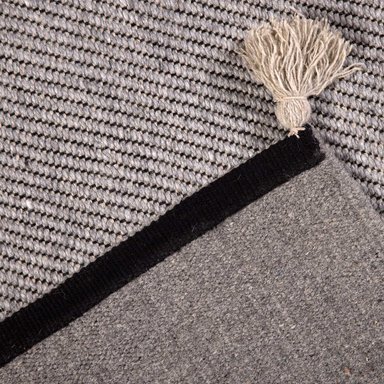 ALFOMBRA HANDWOVEN WOOL STYLE 190X290 GRIS - 3