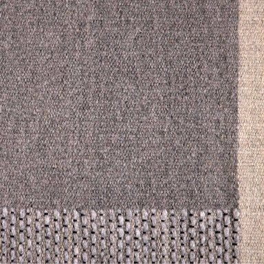 ALFOMBRA HANDWOVEN WOOL STYLE 190X290 GRIS - 4