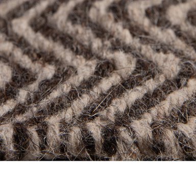 ALFOMBRA HANDWOVEN WOOL TRIBAL 240X340 CAFE - 3
