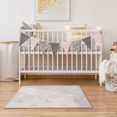 ALFOMBRA KIDS NORDIC 80X120 45 BEIGE - 2