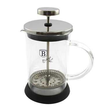CAFETERA FRANCESA 600 ML BERLINGER HAUS, LÍNEA BLACK SILVER COLLECTION,  ACERO INOXIDABLE - 2