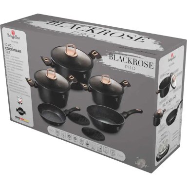 BATERIA DE COCINA 10 PZS BLACK ROSE COLLECTION ANTIADHERENTE - 4
