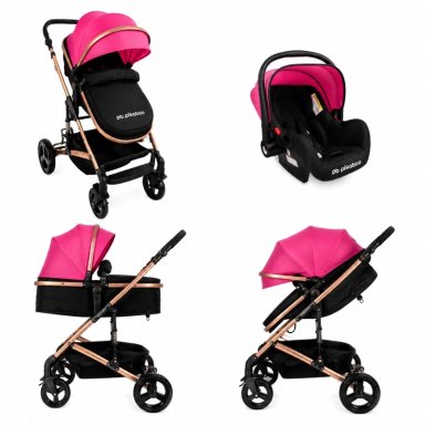 COCHE TRAVEL SYSTEM FJ ROSADO PIKABOO - 3