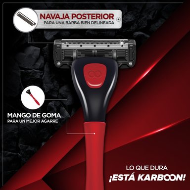 MAQUINA AFEITAR GROOMEN 500 + 6 CARTUCHOS DE 5 NAVAJAS - 7