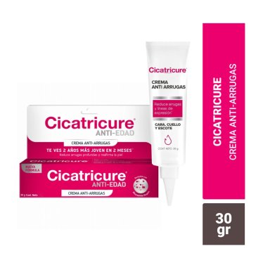 CREMA ROSTRO CICATRICURE ANTI-EDAD 30 G - 1