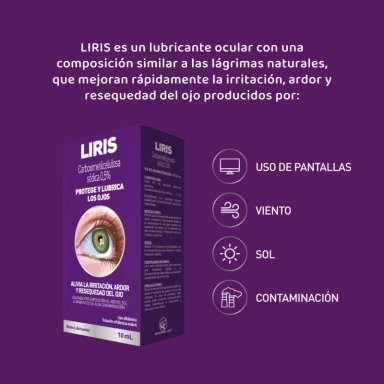 LUBRICANTE OCULAR LIRIS 10ML - 5