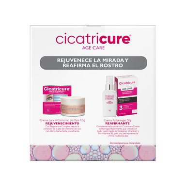 PACK CICATRICURE AGE CARE REAFIRMANTE+CICATRICURE OJOS 8,5GR - 2