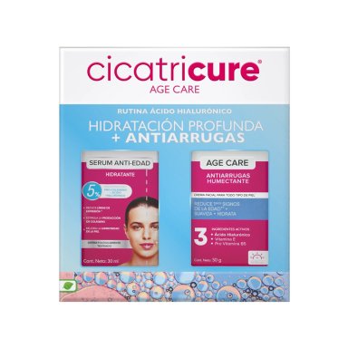 CICATRICURE SE RUM ANT HID 30ML+AGE CARE CRE HUMECTANTE 50GR - 1