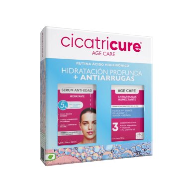 CICATRICURE SE RUM ANT HID 30ML+AGE CARE CRE HUMECTANTE 50GR - 2