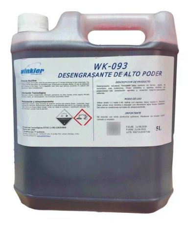 DESENGRASANTE WINKLER NUTRITION INDUSTRIAL ALTO PODER - 2
