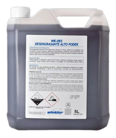 DESENGRASANTE WINKLER NUTRITION CONCENTRADO INDUSTRIAL ALTO PODER - 3