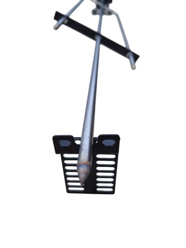 MOTOR SPIEDO PARILLA 35 KG largo tridente 1,2 mts acero inox. - 2