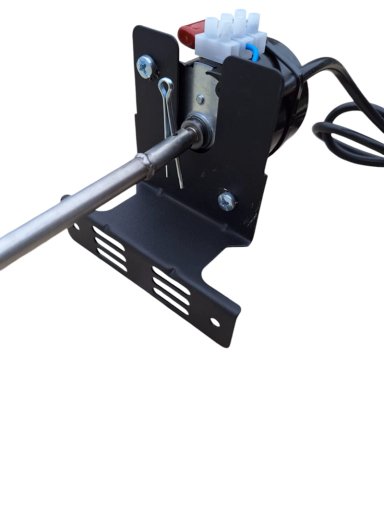 MOTOR SPIEDO PARILLA 35 KG largo tridente 1,2 mts acero inox. - 4