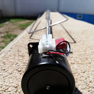 MOTOR SPIEDO PARILLA 35 KG largo tridente 1,2 mts acero inox. - 7