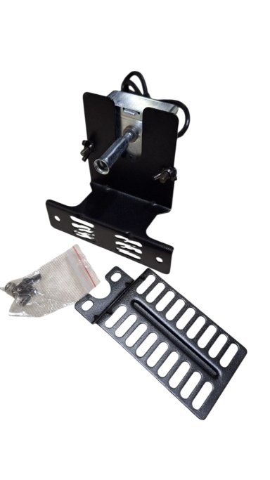 MOTOR SPIEDO 12 KG largo 1,10 mts acero inoxidable + soportes - 2