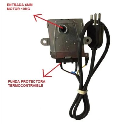 MOTOR SPIEDO 12KG + SOPORTES - 2