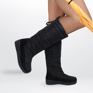 BOTAS NIEVE Y LLUVIA IMPERMEABLES FORRADAS POR DENTRO CON CHIPORRO - 1