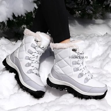 BOTIN NIEVE Y LLUVIA - BOTAS FORRADAS EN CHIPORRO - 4