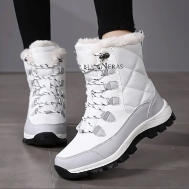 BOTIN NIEVE Y LLUVIA - BOTAS FORRADAS EN CHIPORRO - 5