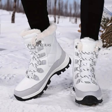 BOTIN NIEVE Y LLUVIA - BOTAS FORRADAS EN CHIPORRO - 7