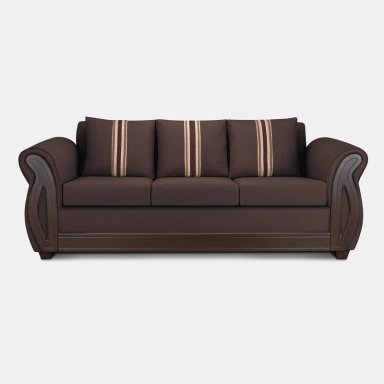 JUEGO LIVING RUZAM MOBEL ISIDORA 3-1-1 CAFÉ - 3