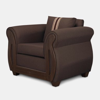 JUEGO LIVING RUZAM MOBEL ISIDORA 3-1-1 CAFÉ - 7