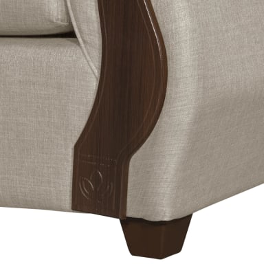 SECCIONAL RUZAM MOBEL BEGOÑA 5 CUERPOS LINO BEIGE - 5