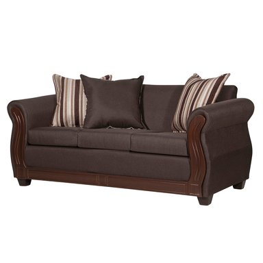 JUEGO LIVING RUZAM MOBEL ATENAS 3 1 1 CAFÉ - 4