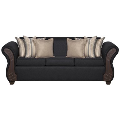 JUEGO LIVING RUZAM MOBEL MARSELLA 3 1 1 NEGRO - 2