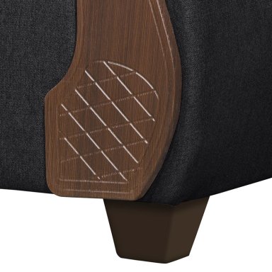 JUEGO LIVING RUZAM MOBEL MARSELLA 3 1 1 NEGRO - 5