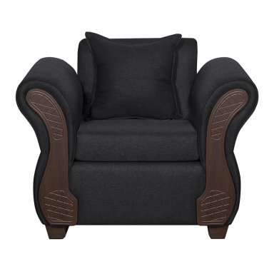 JUEGO LIVING RUZAM MOBEL MARSELLA 3 1 1 NEGRO - 8