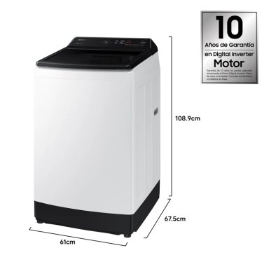 LAVADORA DE CARGA SUPERIOR SAMSUNG 15KG CON ECO BUBBLE™ - 2
