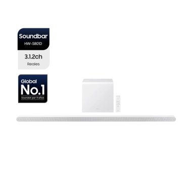 SOUNDBAR SAMSUNG ULTRA SLIM HW-S801D 3.1.2 CH SUB WOOFER - 3