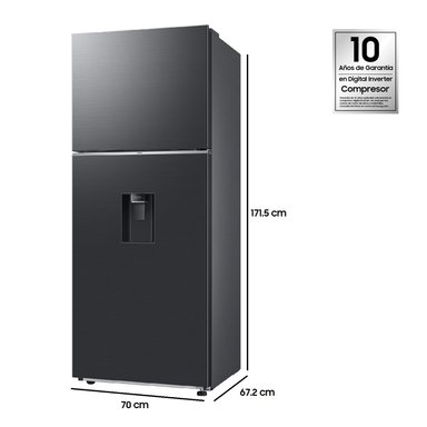 Refrigerador Top Mount Freezer 384L Space Max - 6