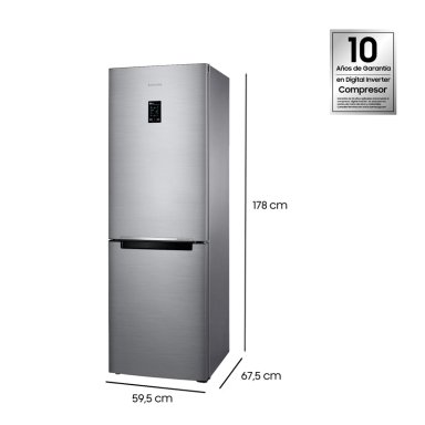 REFRIGERADOR SAMSUNG NO FROST BOTTOM MOUNT DE 311L CON ALL AROUND COOLING - 5