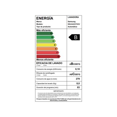 LAVADORA SAMSUNG CARGA SUPERIOR 24KG CON ECO BUBBLE - 10