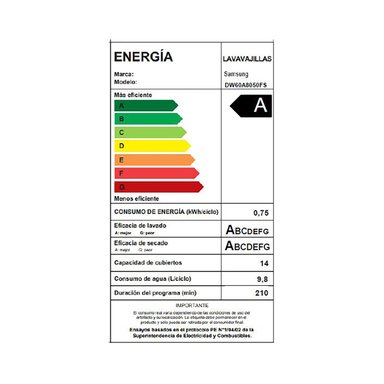 LAVAVAJILLAS SAMSUNG 14 CUBIERTOS CON SMART THINGS - 3