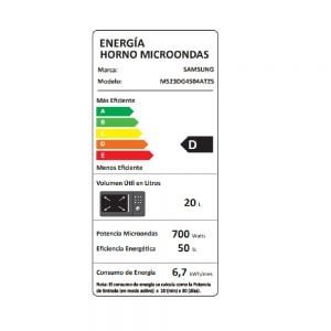 SAMSUNG MICROONDAS SAMSUNG 23 LITROS - 8