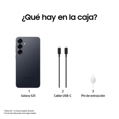Samsung Galaxy S25 256GB Negro Azulado - 9