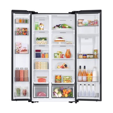Refrigerador Side by Side con dispensador 560L Negro - 4