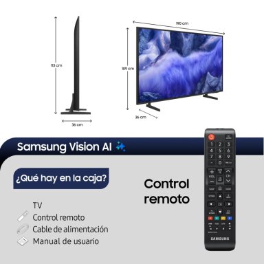 85" QLED QEF1 4K Vision AI Smart TV (2025) - 2