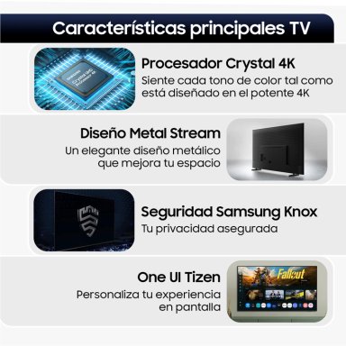43" Crystal UHD U8000F 4K Smart TV (2025) - 5