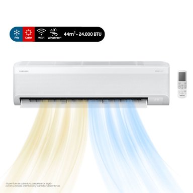 Aire Acondicionado Split Muro Wind Free Inverter 24000 BTU (2025) - 4