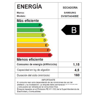 Secadora 9kg Bomba de Calor con SmartThings - 4