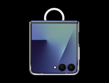 CARCASA TRANSPARENTE GALAXY Z FLIP7 CON ANILLO TRANSPARENTE - 1