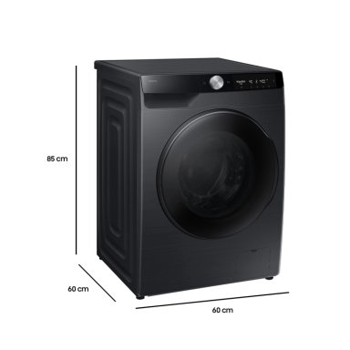 LAVADORA SECADORA SAMSUNG WD12FG6B34BBZS 12KG/8KG NEGRO CON AI ECOBUBBLE - 3