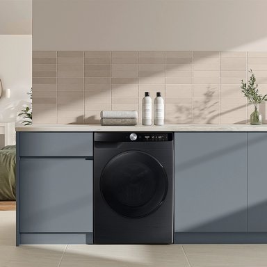 LAVADORA SECADORA SAMSUNG WD12FG6B34BBZS 12KG/8KG NEGRO CON AI ECOBUBBLE - 4